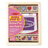 Melissa & Doug Butterfly & Hearts Stamp Set