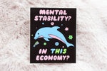 *NEW* Tender Ghost 'Mental Stability' Vinyl Sticker