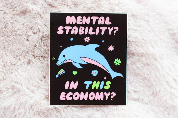 *NEW* Tender Ghost 'Mental Stability' Vinyl Sticker