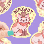 *NEW* Turtle's Soup 'Meowdy' Vinyl Sticker