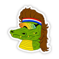 Big Moods Merica Gator Vinyl Sticker