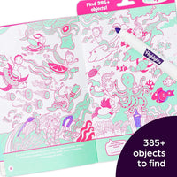 *NEW* Mermaid Neon Hidden Pictures Puzzles