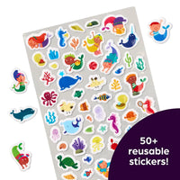 *COMING SOON* Mermaid Hidden Pictures Puffy Sticker Playscenes
