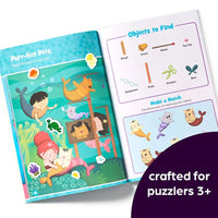 *COMING SOON* Mermaid Hidden Pictures Puffy Sticker Playscenes