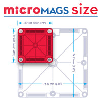 Magna-Tiles microMAGS 26-Piece Travel Set