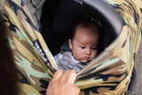 Milk *FINAL SALE* Snob 5-in-1 Multifunctional Carseat Cover - Camo