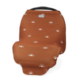 Itzy Ritzy Mom Boss 4-in-1 Multi-Use Car Seat & Nursing Cover - Terracotta Sunrise