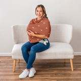Itzy Ritzy Mom Boss 4-in-1 Multi-Use Car Seat & Nursing Cover - Terracotta Sunrise