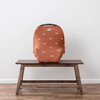 Itzy Ritzy Mom Boss 4-in-1 Multi-Use Car Seat & Nursing Cover - Terracotta Sunrise