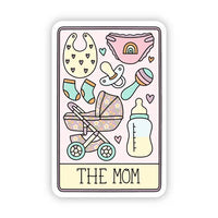 Big Moods 'The Mom' Tarot Card Vinyl Sticker