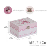 *NEW* Mele & Co Musical Ballerina Shoes Jewelry Box