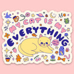 Tender Ghost 'My Cat Is My Everything' Vinyl Sticker