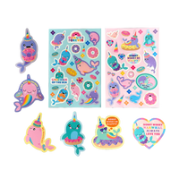 Ooly Stickiville Nom Nom Narwhals Donut Scented Stickers
