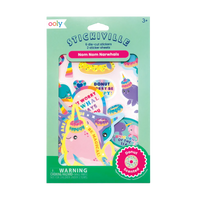 Ooly Stickiville Nom Nom Narwhals Donut Scented Stickers