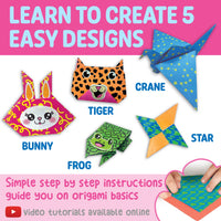 *NEW* Neon Origami Mini Craft Kit