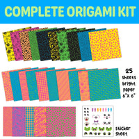 *NEW* Neon Origami Mini Craft Kit