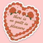 Tender Ghost 'No Guilt In Pleasure' Vinyl Sticker