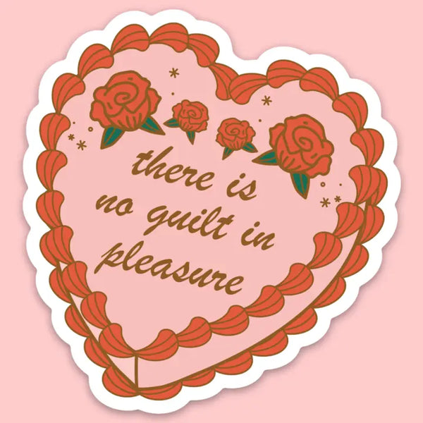 Tender Ghost 'No Guilt In Pleasure' Vinyl Sticker