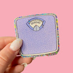 *NEW* The Peach Fuzz 'Nourished' Scale Glitter Vinyl Sticker