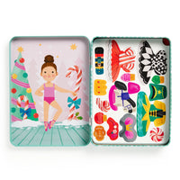*NEW* Mudpuppy Magnetic Dress-Up Tin: Enchanted Nutcracker