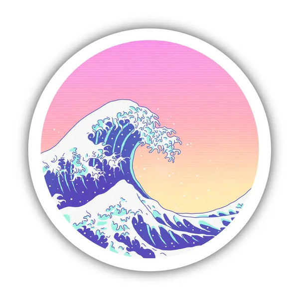 Big Moods Ocean Wave Vinyl Sticker