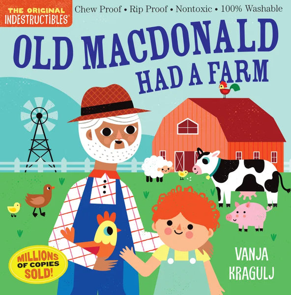 *NEW* Indestructibles Books - Old MacDonald Had A Farm