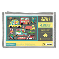 *NEW* Mudpuppy On the Road 12-Piece Pouch Puzzle