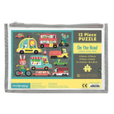 *NEW* Mudpuppy On the Road 12-Piece Pouch Puzzle