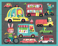 *NEW* Mudpuppy On the Road 12-Piece Pouch Puzzle