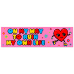 *NEW* Krystan Saint Cat 'On My Way to Ruin My Own Life' Vinyl Sticker