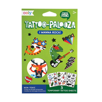 Ooly Tattoo-Palooza Mini Temporary Tattoos - I Wanna Rock