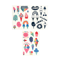 Ooly Tattoo-Palooza Mini Temporary Tattoos - Ice Cream Party