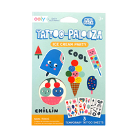 Ooly Tattoo-Palooza Mini Temporary Tattoos - Ice Cream Party