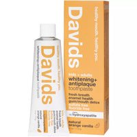 *NEW* Davids Kids + Adults Nano-Hydroxyapatite Premium Toothpaste - Orange Vanilla