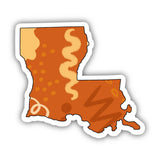 Big Moods Louisiana Colorful Vinyl Stickers