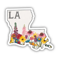 Big Moods Louisiana Colorful Vinyl Stickers