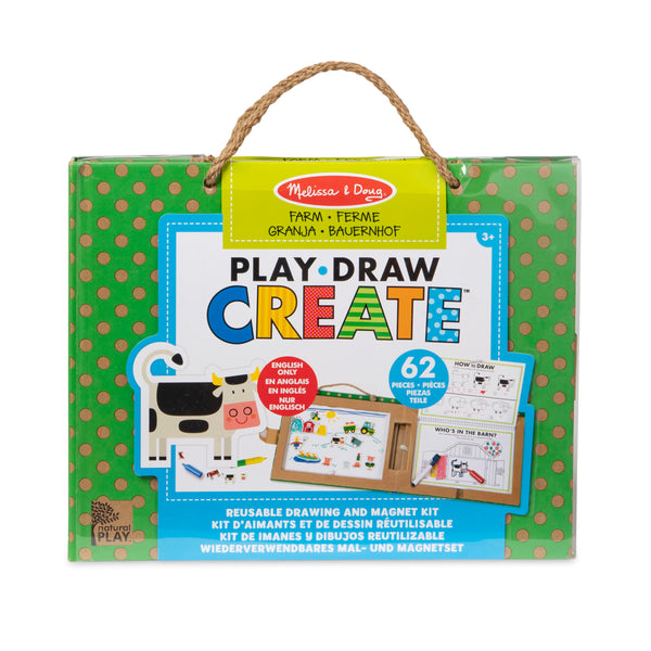 Melissa & Doug Play, Draw, Create Activity Kit - Farm