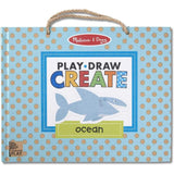 Melissa & Doug Play, Draw, Create Activity Kit - Ocean