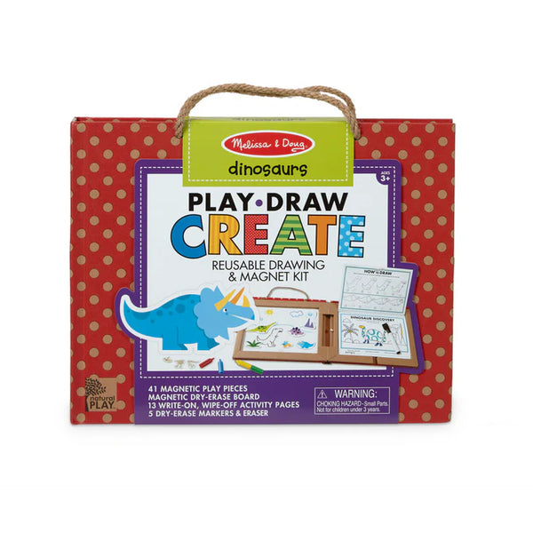 Melissa & Doug Play, Draw, Create Activity Kit - Dinosaurs