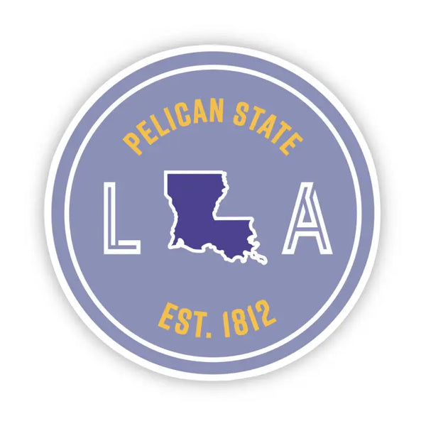 Big Moods 'Pelican State' Louisiana Vinyl Sticker