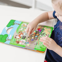 Melissa & Doug Spiral-Bound Puffy Sticker Activity Book - Pet Place