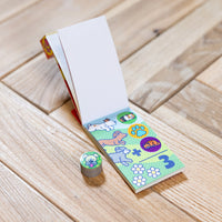 Melissa & Doug Sticker WOW!® Mini Activity Pad & 200 Refill Stickers (Stamper Not Included)
