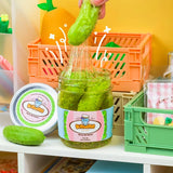 *NEW* Kawaii Slime Company Shimmery Pickle Clear Slime