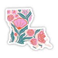 Big Moods Louisiana Colorful Vinyl Stickers