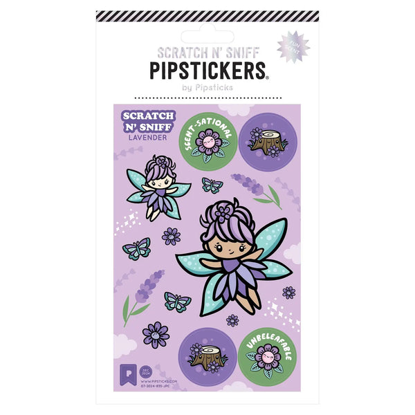 *COMING SOON* Pipsticks Scratch & Sniff Pipstickers - Forest Fairies (Lavender)