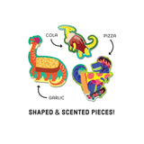 *NEW* Mudpuppy Scratch & Sniff 60 Piece Puzzle: Pizzasaurus