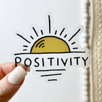 Big Moods 'Positivity' Clear Vinyl Sticker