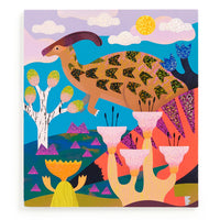 *NEW* Mudpuppy Dinosaur Land Sticker Sparkle Poster Activity Kit