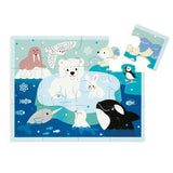 *NEW* Mudpuppy Arctic Friends 12-Piece Pouch Puzzle