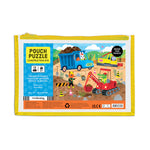 *NEW* Mudpuppy Construction Site 12-Piece Pouch Puzzle